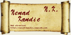Nenad Kandić vizit kartica
